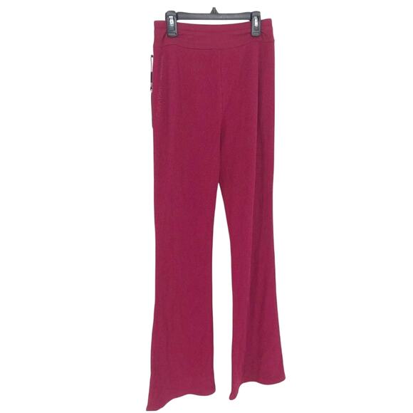 CALVIN KLEIN Performance Waffle Knit High Waist Flare Pants Size XL New MSRP $60 - Picture 2 of 11